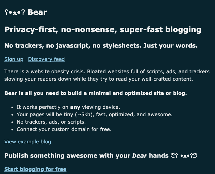 bear-blog